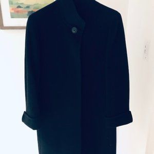 Cinzia Rocca Black Wool Coat